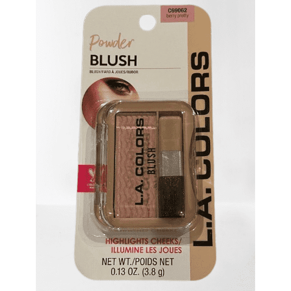 L.A. Colors “Berry Pretty” Blush with Brush, 0.13 oz