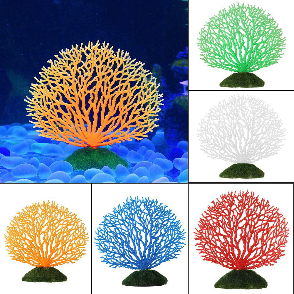 Creatice Artificial Plant Coral Fake Coral Ornament Deco for Aquarium Fish Tank