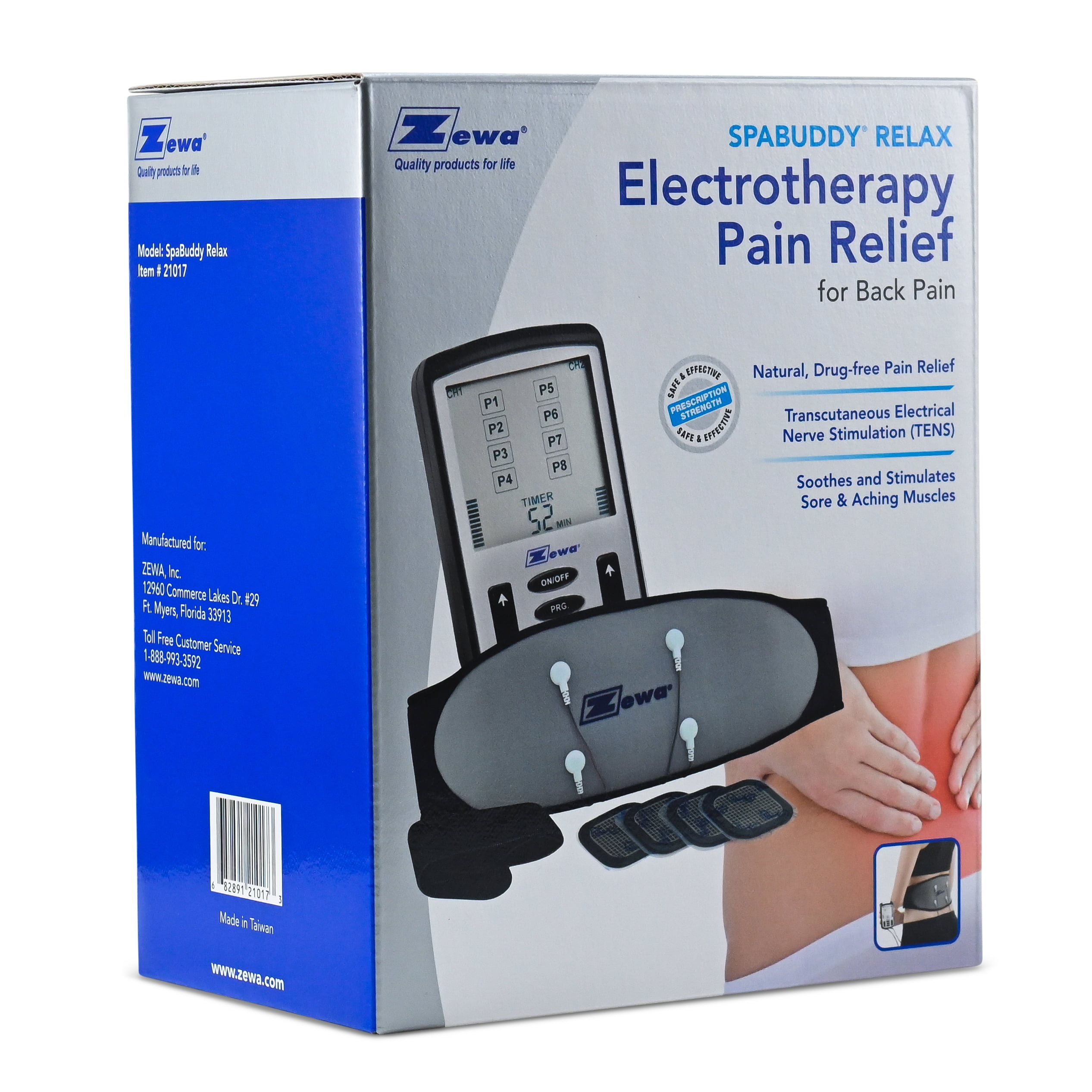 Zewa 21017 Spa Buddy Relax - OTC Electromassage Therapy TENS
