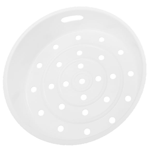 PTOOTP White Plastic Steamer Basket for Kitchen Use, Fits Various Pots and Rice Cookers, Ideal for Healthy Cooking