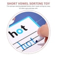 thumbnail image 2 of Miangastore Flash Cards Spelling Game Toys Assorted Color 1 Set 6.3X2.8X0.2In, 2 of 8