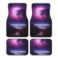 thumbnail image 1 of Lsque Tapis de Sol 4 Pcs Imprimé Arbre Lune Violet Ciel Nocturne, Doublures en Caoutchouc Résistant, Design Antidérapant, Protection Automobile Toutes Saisons, Véhicules, Voitures, Camions et SUV, 1 of 7