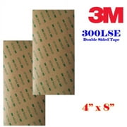 3M 300LSE 4" x 8" (2 Sheets) Double Sided Sticky Adhesive Tape High Bond Good for Repair Phone, Camera, Digitizer Iphone S4 6 7 5 Samsung Note