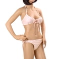 thumbnail image 1 of Sex Bathing Suit for Women Pink Bikini Set, 1 of 4