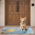 thumbnail image 4 of Blue Marble Gold Pattern Door Rugs,Washable Non Slip Door Mats Indoor,Decorative Door Mats,Entry Mat Indoor for Entrance,Bedroom,Kitchen,Bathroom,16"x47", 4 of 6