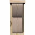 thumbnail image 2 of 6"W x 10"D x 14"H Crestline Rough Sawn Corbel w/Backplate, Douglas Fir, 2 of 9