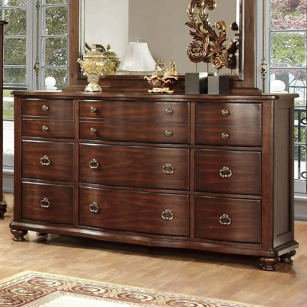 Never miss new arrivals that match exactly what you're looking for! furniture of america danna contemporary 9 drawer dresser brown cherry