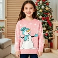 thumbnail image 2 of XXWXYD Christmas Sweater for Toddler Boy Girls, Reindeer Print Pullover Sweatshirt Tops, Kids Xmas Jumper Holiday Par𝗍y Outfit 2-7T, 2 of 4