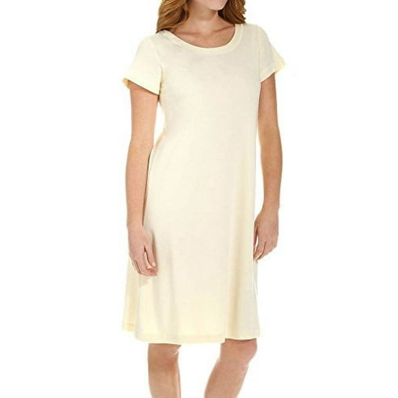P-Jamas Butterknits Cap Sleeve Nightgown (325660) L/Yellow
