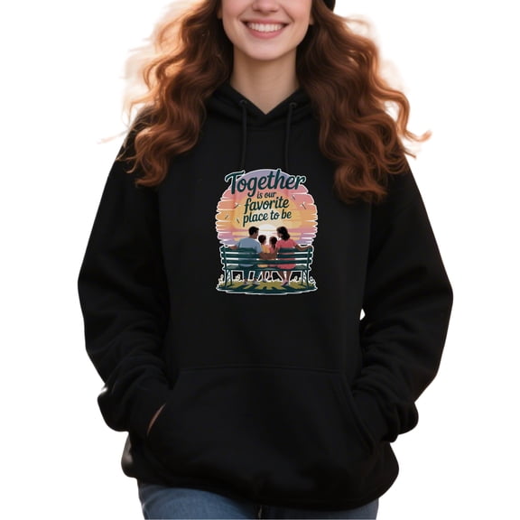 Modern Family Family Hoodie for Men and Women, Unisex Pullover Hooded Sweatshirt, Comfortable Cotton Poly Blend, Casual Everyday Wear