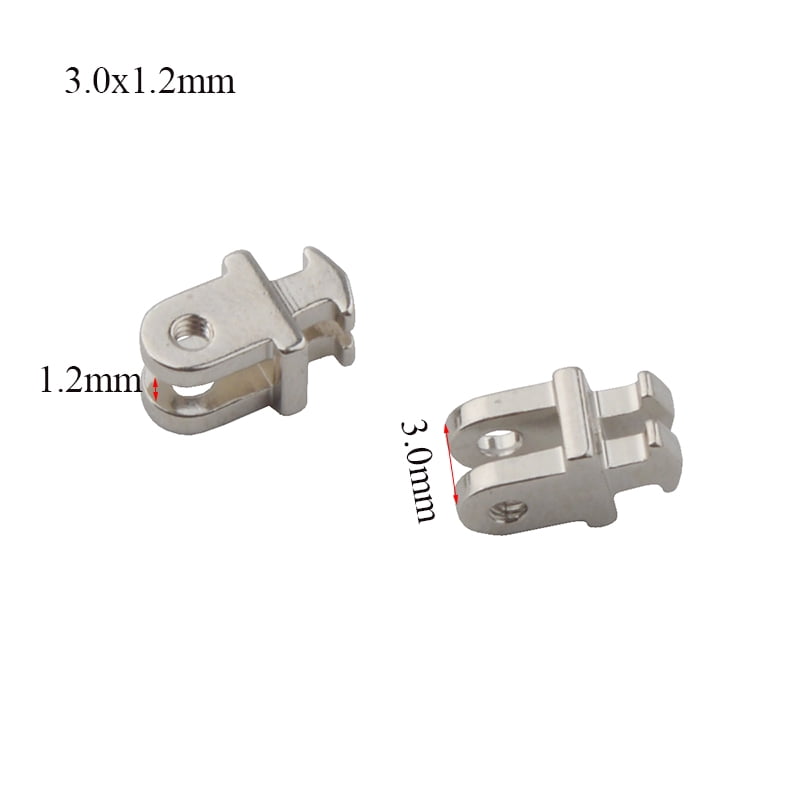 50pcs High Nickle Eyeglasses Hinge Plastic Frame Wide Broken Front