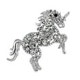 thumbnail image 3 of hengtong 3xVintage Rhinestone Brooch Pins Animal Jewelry Costume White, 3 of 9