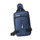thumbnail image 3 of Bolso bandolera con correa de hombro ajustable para el trabajo, viajes, impermeable, para el pecho Azul, 3 of 9