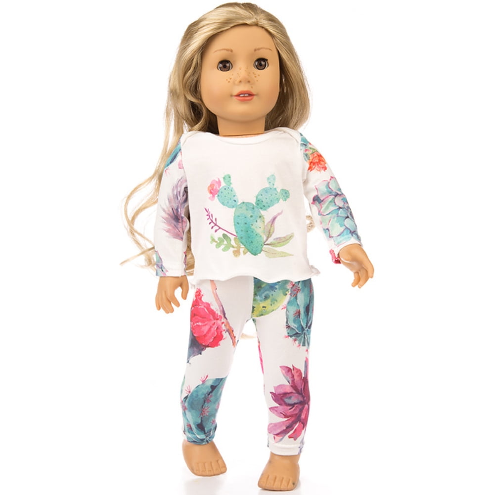 Tongliya Doll Pajamas Set 18 Inch Doll Girl Clothes 18 Inch Doll q 291 Indian Suit Other