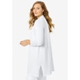 thumbnail image 3 of Jessica London Women's Plus Size Fine Gauge Cardigan Long Open Front Sweater, 3 of 3