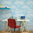 thumbnail image 2 of Blue and White Cloud 9 Wallpaper, 2 of 3