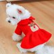 thumbnail image 3 of Vestido con capucha para perros grandes, abrigo con patrón de alce, ropa para perros, jersey, pijama para cachorros, vestido con tema navideño, sudadera con capucha para perros, 3 of 5