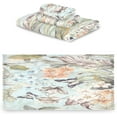 thumbnail image 2 of Coolnut Butterfly Flowers Bath Towel Set of 3, Highly Absorbent & Soft Bathroom Towels Set Quick Dry Towels Set for Bathroom Spa Beach (1 Bath Towels, 1 Hand Towel, 1 Washcloth) Washcloth Gift, 2 of 7