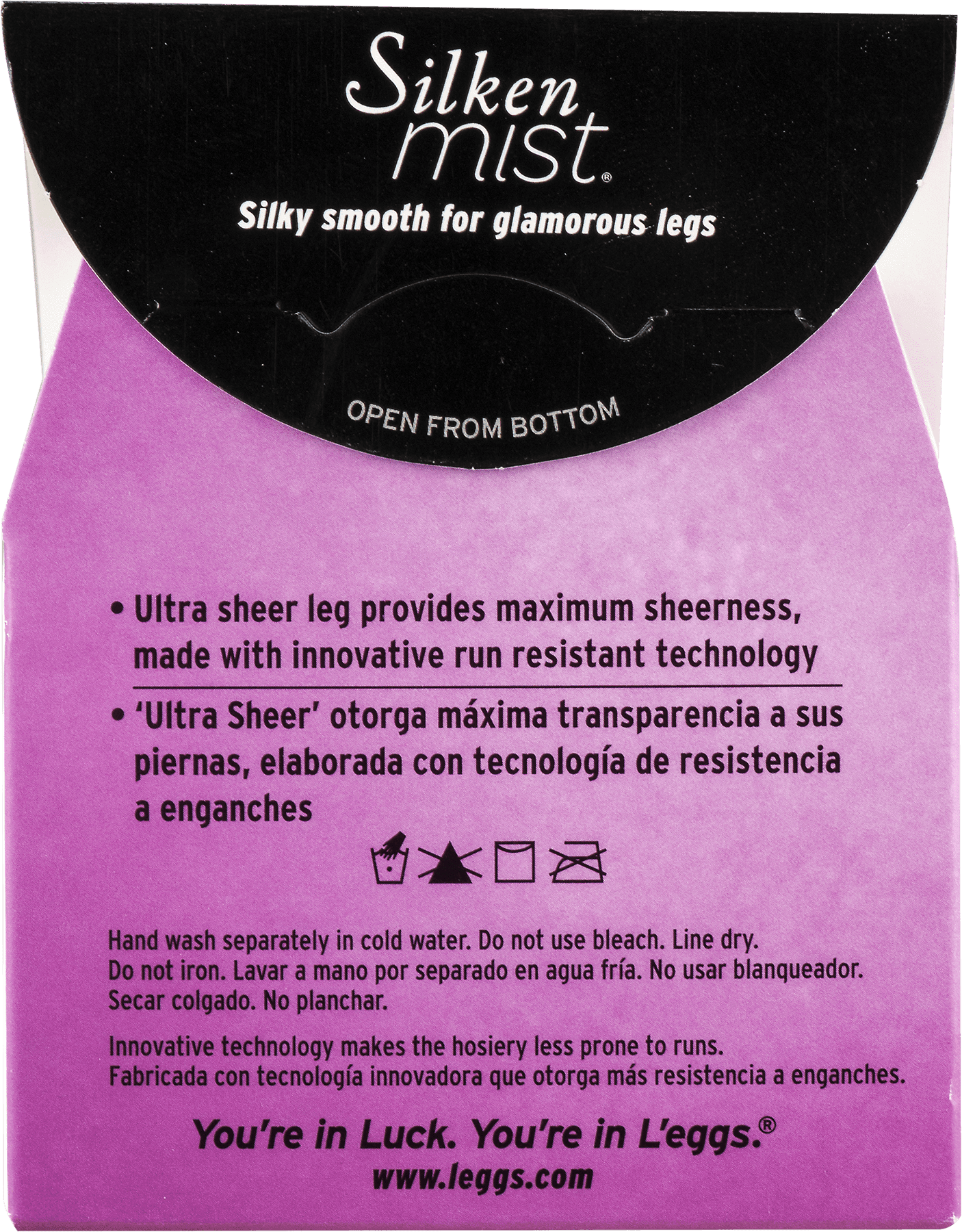 L'eggs Silken Mist Ultra Sheer with Run Resist Technology, Control Top  Sheer Toe Pantyhose, 1-Pack