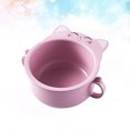 thumbnail image 2 of Wheat Straw Cat Design Small Bowl with Handle Eco-friendly Big Salad Children Dinnerware (Pink), 2 of 8