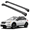 Black, variant on ERKUL Roof Rack Cross Bars for Subaru XV Crosstrek 2013-2023 | Aluminum Crossbars with Anti Theft Lock for Rooftop | Compatible with Raised Rails - Silver