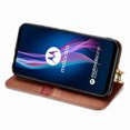 thumbnail image 2 of Case for Motorola MOTO One Fusion Plus Flip Cover Wallet Flip Cover Magnetic Protective - Marron, 2 of 5