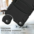 thumbnail image 5 of iPad mini 5th Generation (2019) 7.9-inch Case,Dteck Shockproof Rubber 3-layer Protection Armor Hybrid Kickstand Protector for iPad mini 4 (2015),Black, 5 of 6