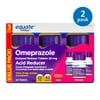 (2 pack) (2 Pack) Equate Acid Reducer Omeprazole Delayed Release Tablets, 20 mg, 42 Ct, 3 Pk - Treat Frequent Heartburn