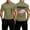Army Green, variant on Men's Polo Shirt Quick Dry Performance Short Sleeve Tactical Pique Golf Shirts Black XL