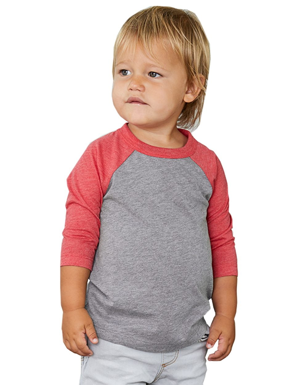 peach baseball tee