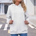 thumbnail image 6 of Diufon Hoodies Drawstring for Women Fall Solid Color Casual Sweatshirt Long Sleeve Blouses, 6 of 7