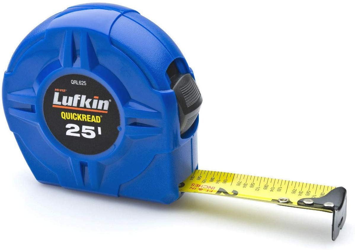 Lufkin CS8516 Power Return Tape Measure 16 ft. L X 1 W Orange