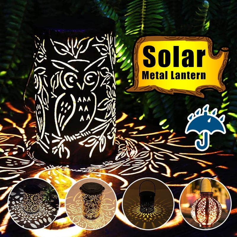 Solar Lantern Hanging, Outdoor Hanging Solar Garden Lights Decorative