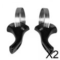 thumbnail image 1 of 2x Manillar De Bicicleta Reposapiés Ciclismo Bicicleta De Carretera Barra De Pulgar Reemplazar Reparación, 1 of 8
