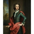 thumbnail image 2 of Sir Godfrey Kneller 12x14 Black Ornate Wood Framed Double Matted Museum Art Print Titled: Charles Beauclerk, Duke of St. Albans (ca. 1690-95), 2 of 5