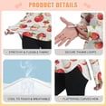 thumbnail image 4 of FORMRS Womens Long Sleeve Shirts UPF 50+ Sun Protection Quick Dry Fishing Hiking Tops, Size S-2XL, Red Apple Heart Pattern, 4 of 8