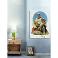 thumbnail image 5 of Marmont Hill "Catching the Big One" by Norman Rockwell Painting Print on Canvas, 5 of 7