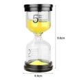 thumbnail image 2 of Reloj de Arena Wdftyju Temporizadores Top Negro Adorno de Oficina, 2 of 7