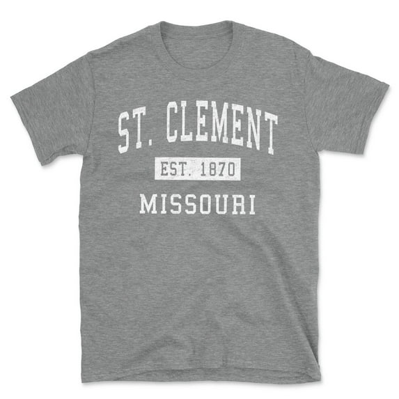 St. Clement Missouri Classic Established Men's Cotton T-Shirt