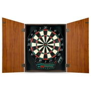 Regent Electronic Dartboard with Wooden Cabinet