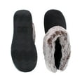 thumbnail image 3 of Isotoner  Recycled Microsuede and Faux Fur Boot Slipper (Women), 3 of 5