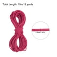 thumbnail image 2 of Uxcell Elastic Cord Heavy Stretch String Rope for Crafting DIY Sewing Hook Straps Camping Tie Down Strap Light Red 2.5mm x 10m, 2 of 5