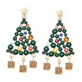 thumbnail image 1 of Pendientes colgantes,Pendientes colgantes navideños para mujer Pendientes colgantes,Pendientes de árbol de Navidad estéticos y creativos,Pendientes de diamantes de imitación únicos para, 1 of 8