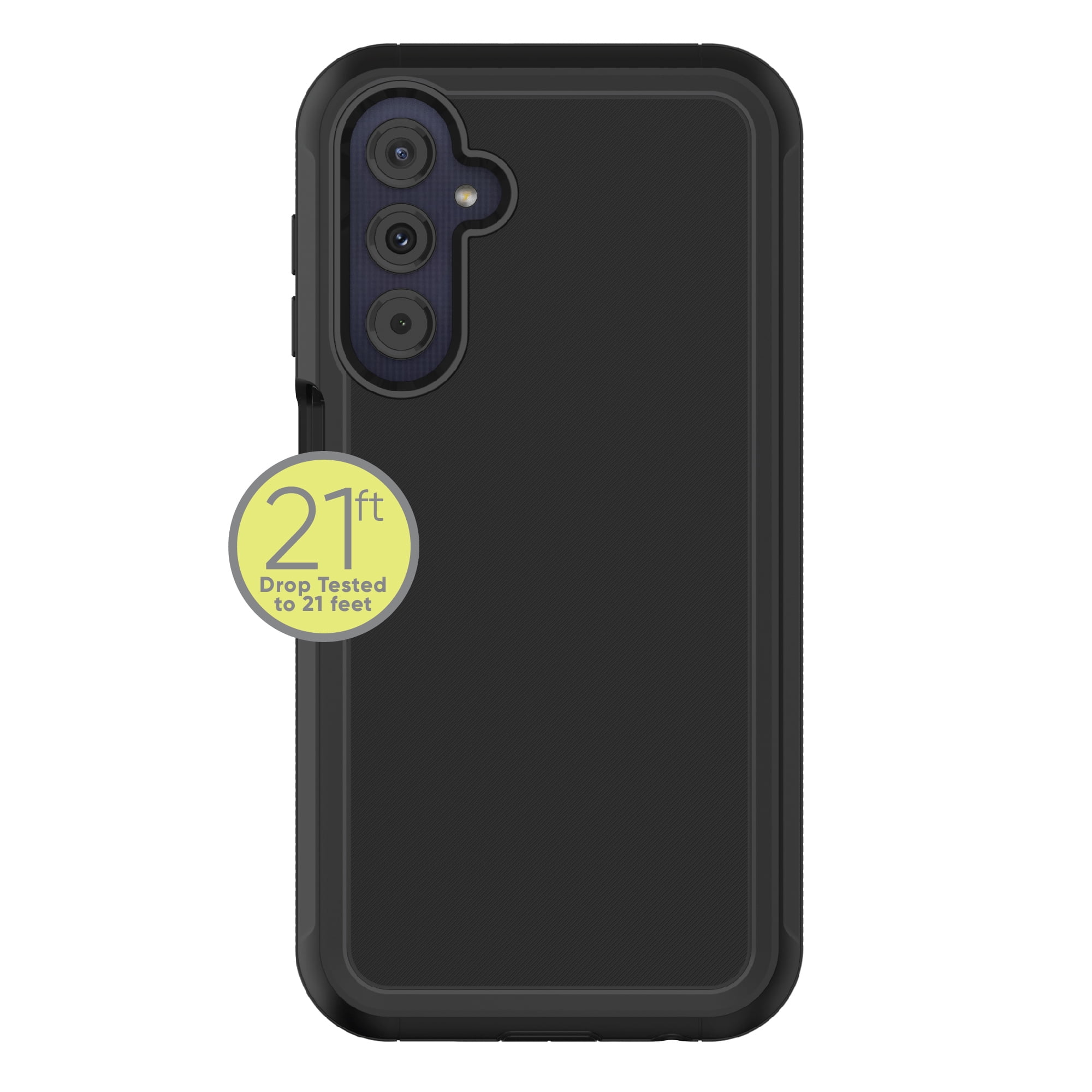 onn. Rugged Phone Case for Samsung Galaxy A25 5G - Black