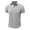 Gray, variant on WREESH Men's Muscle Henley Shirts Short Sleeve Basic Solid Color Shirt with Turndown Collar a Classic Casual Sports Top for Fitness Enthusiasts Blue
