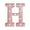 H, variant on Led Light Up Letters,Marquee LED Letter Lights 26 Alphabet,Battery Powered Glitter Letters With Lights For Party,Table,Wall Decor,L/6.4"