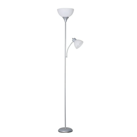 Mainstays Table Floor Lamps, Mainstays Shelf Table Lamp Black And White