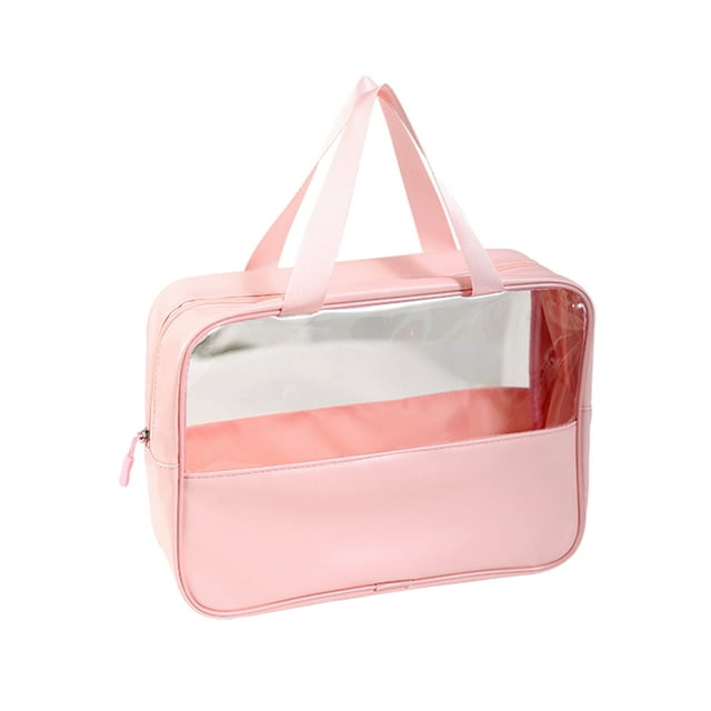Jumpingount Organizador de artículos de tocador de viaje de gran capacidad de cuerpo pequeño seleccionado para bolsas de maquillaje transparentes Type3 NO3