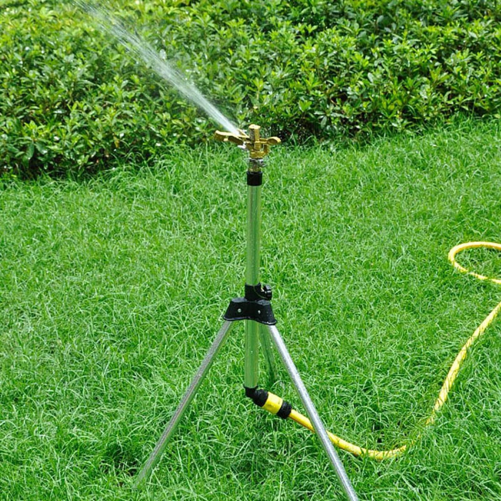 Stainless Steel Sprinkler Holder, Adjustable Tripod For Watering Systems, Lightweight  Compact, 22,35 Inch