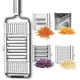 thumbnail image 1 of Multi-purpose Vegetable Slicer Cuts Stainless Steel Grater Peeler Set For Cheese, 1 of 4